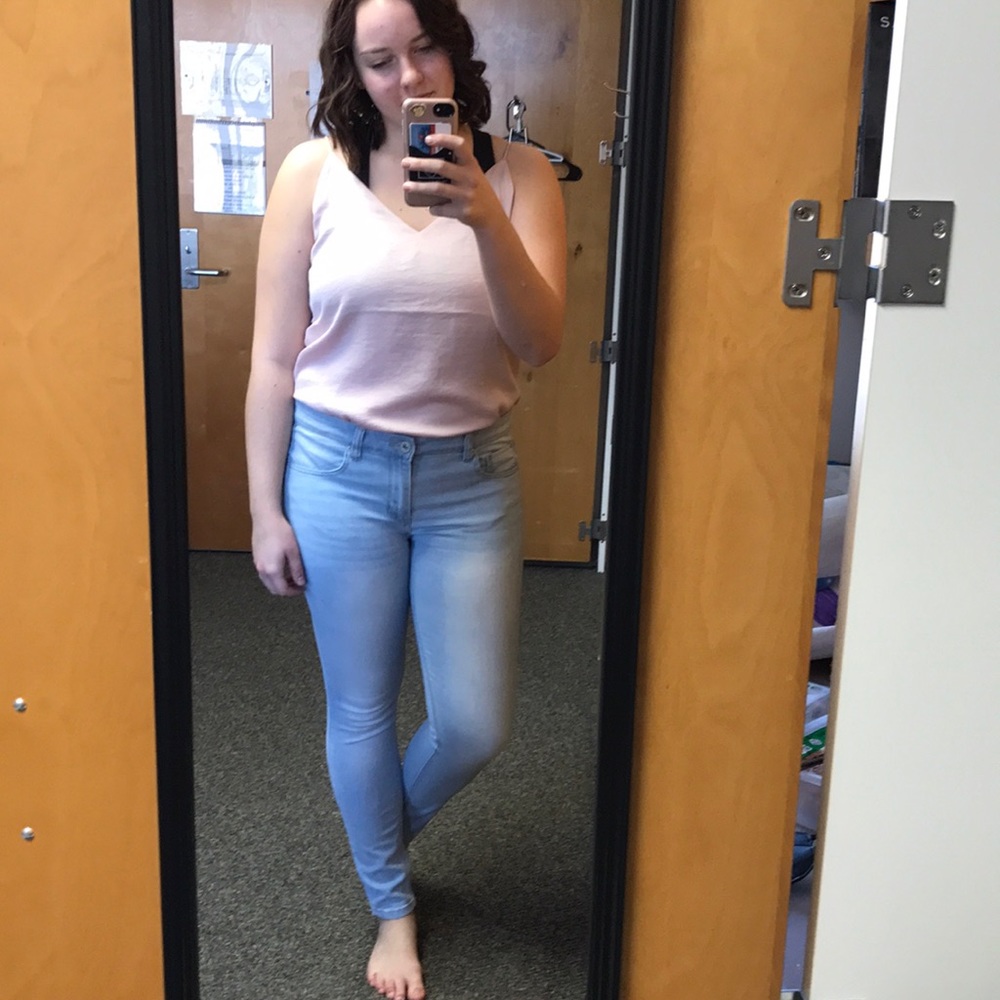 Light wash Rue 21 Jeggings